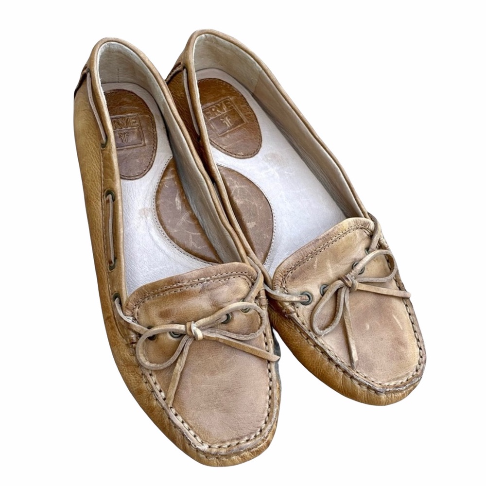 Frye Leather Reagan Campus Driver loafers